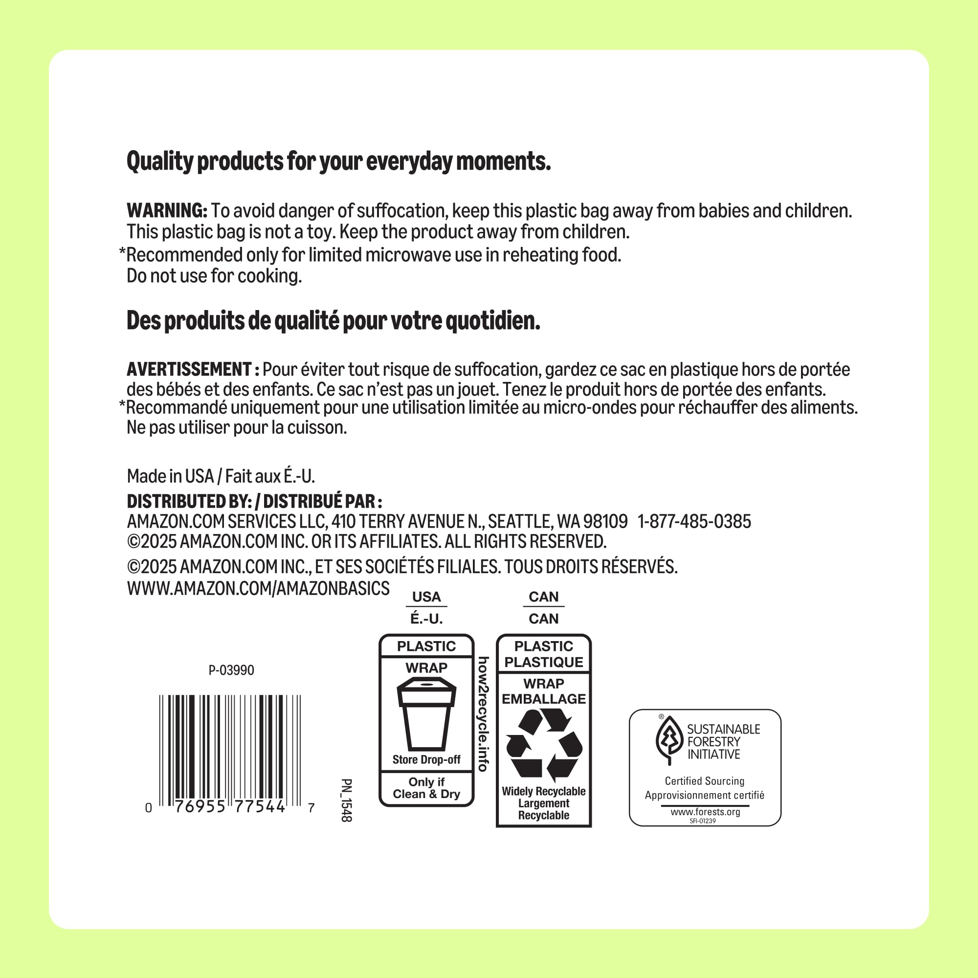 Amazon Basics Everyday Paper Plates, 8.62 Inch, Disposable, 200 Count