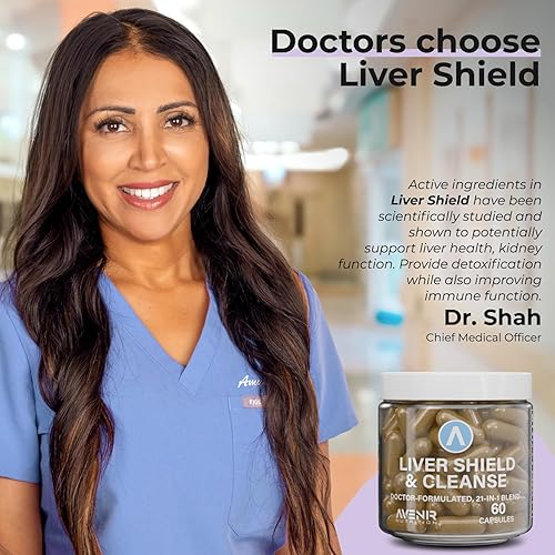 Miniatura 4 de Liver Shield & Cleanse  Suplemento de desintoxicación y reparación de limpieza hepática a base de hierbas  Suplementos de extracto de cardo mariano