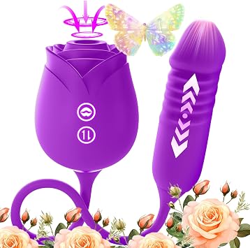 Flexible Suction Rose Toys 2026 New Enhanced Hand-held Adult Tools 20 Mode 10 Insert 10 Suck Date Night Ideas h67801
