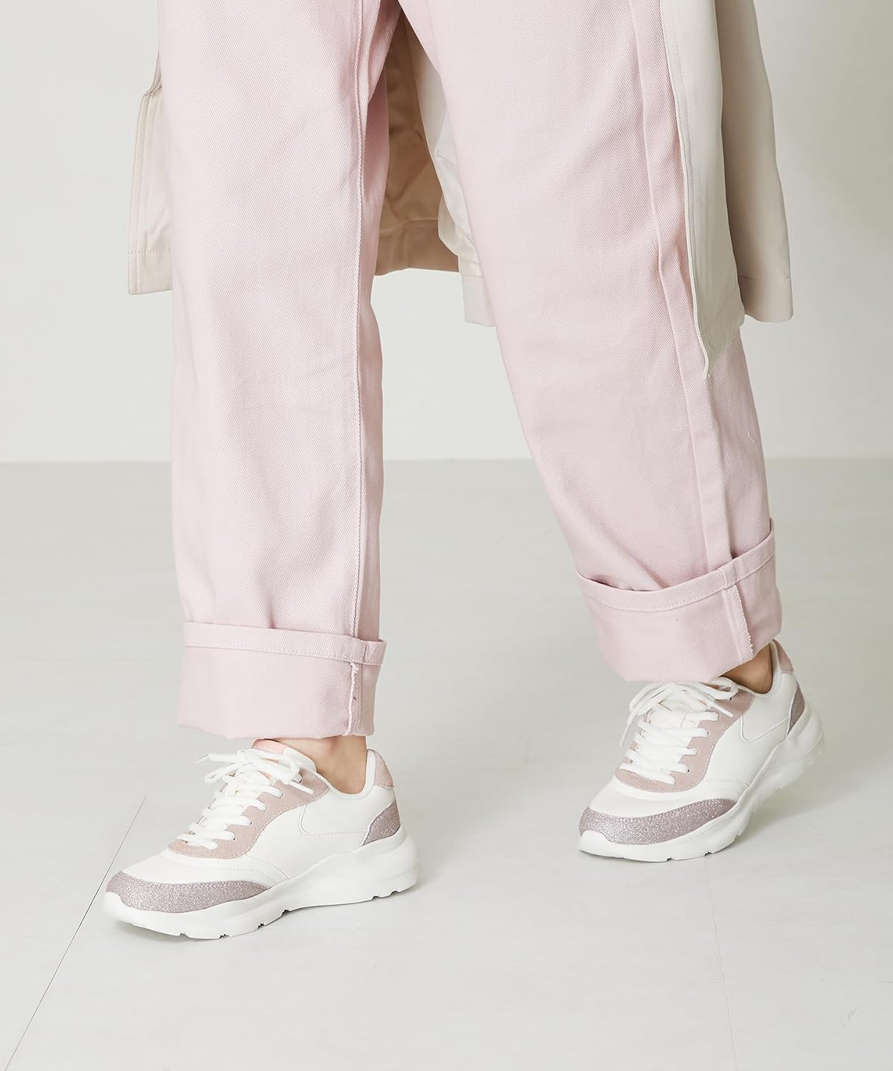 [オリエンタルトラフィック] スニーカー レディース 歩きやすい 疲れにくい スポーティー 厚底 カジュアル 大きいサイズ 小さいサイズ ベーシック オールシーズン OT3732