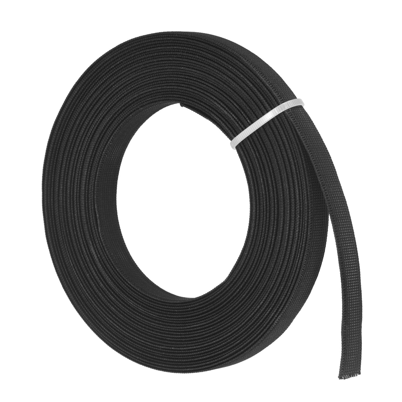 PATIKIL 8 Yards Polyester Boning for Sewing, 12mm Sew-Through High Density Boning for Corsets Bridal Gown Evening Dress Lingerie Hats Crafts, Black