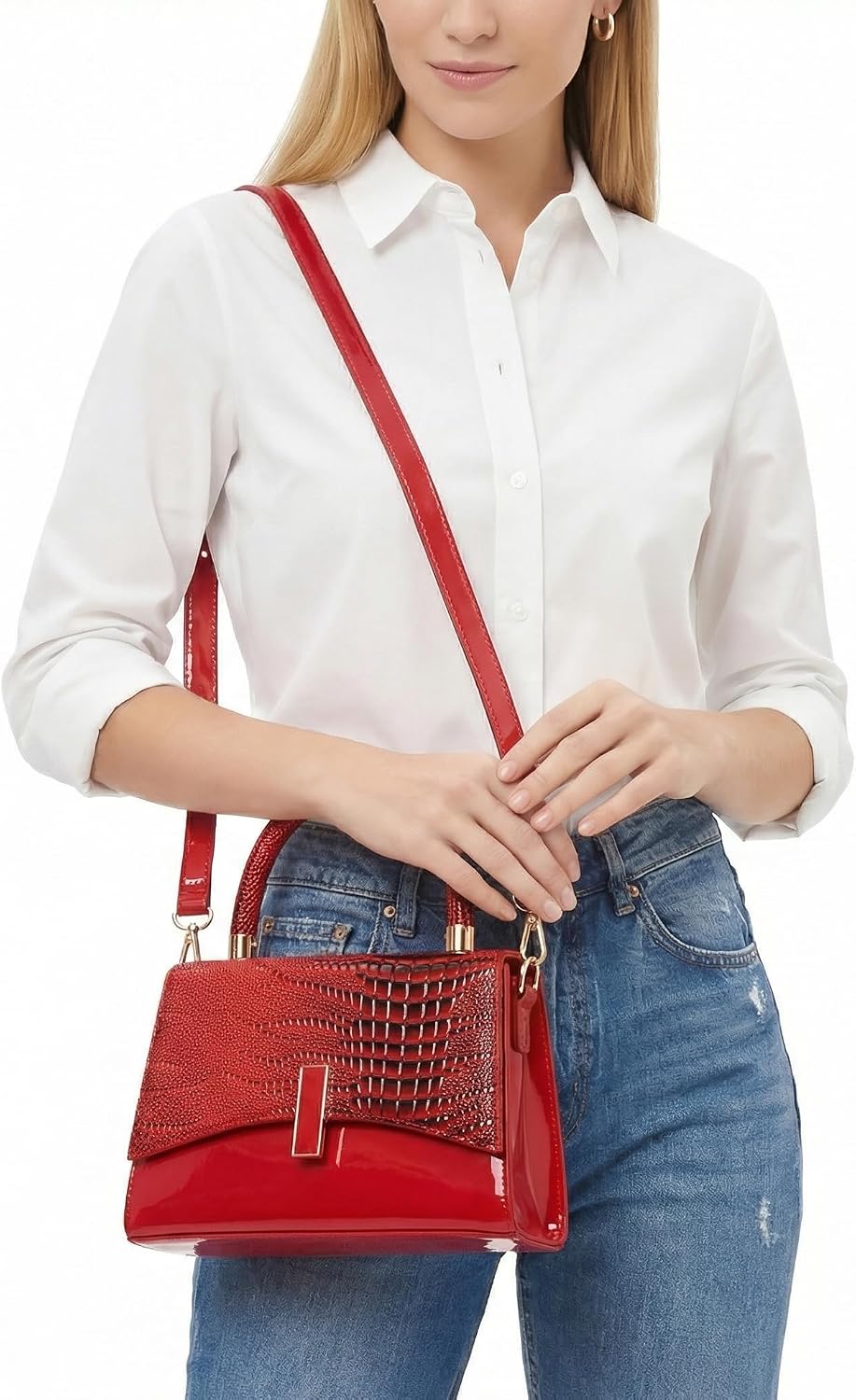 JHVYF Women Small Crossbody Bags Shoulder Bag Classic Satchel Handbags Ladies Cute Purses Satchels bag mini purse for women