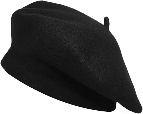 Miniatura 4 de ZLYC - Gorro de boina francesa de lana para mujeres y niñas