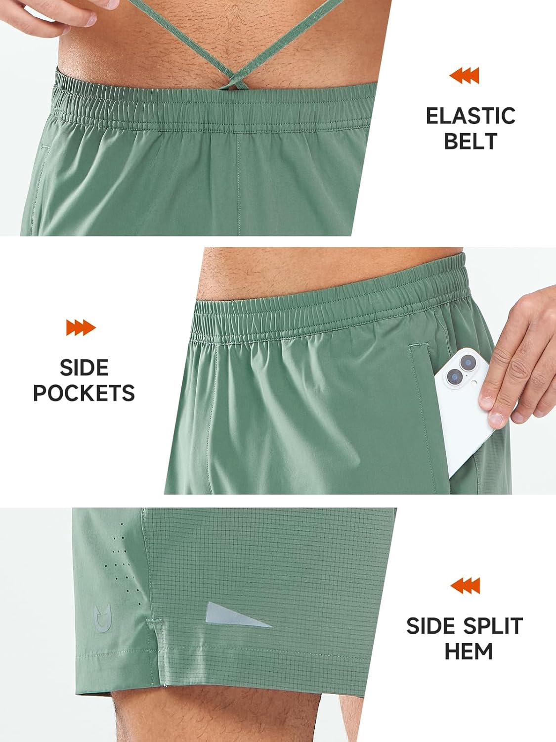 NORTHYARD Mens Gym Workout Shorts 5'' Running Quick Dry Casual Athletic Basketball Shorts - Image 5