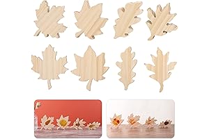 Autumnal Essence Captured: Wooden Leaves for Endless Seasonal Charm