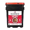 ReadyWise Emergency Food Supply - 90 Servings Organic Bucket, Protein Meals, Dehydrated & Freeze Dried Survival Food for Backpacking, Camping Essentials & Prepping Supplies, up to 25 Year Shelf Life