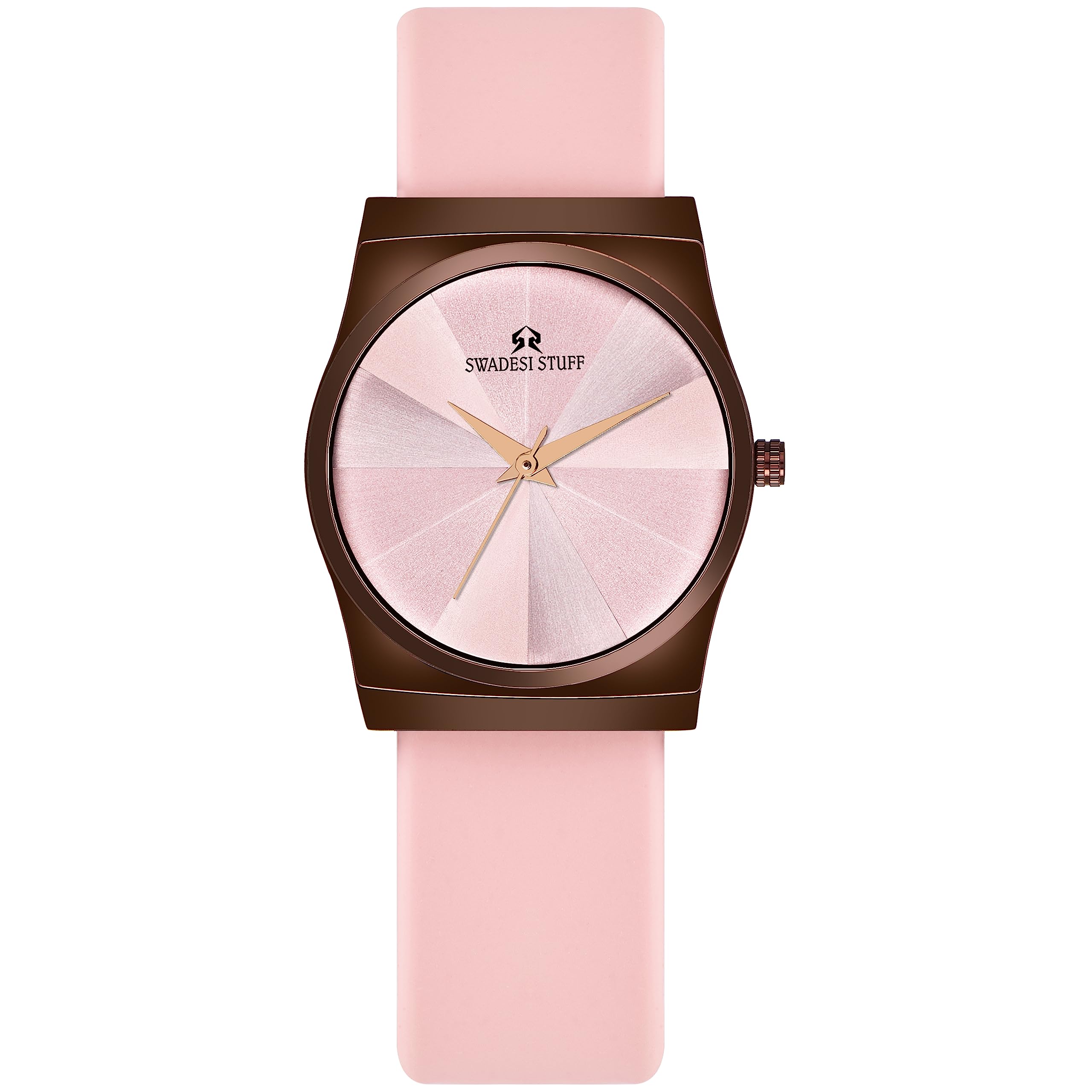 SWADESI STUFF Neptune French Pink Dial Premium & Luxurious Silicone Strap Analog Watch for Women (B0C6HW85LC) Amazon Price History, Amazon Price Tracker