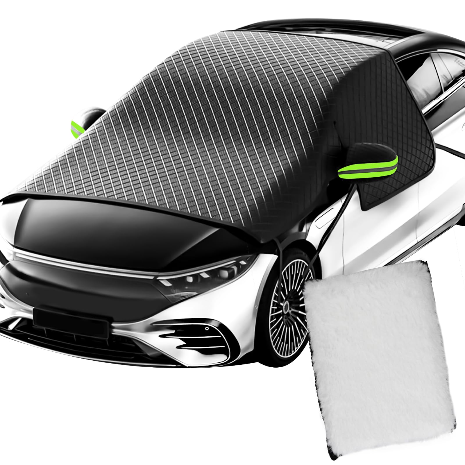 Copertura Parabrezza Auto Pieghevole Antineve Antighiaccio Anti-UV 258x148x114cm