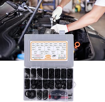 800Pcs O Assortment Kits, 18 Sizes NBR Gasket Wa Assortment Set with Disassembly Tools, Rubber O s for Car Repair, Household and Industrial Use