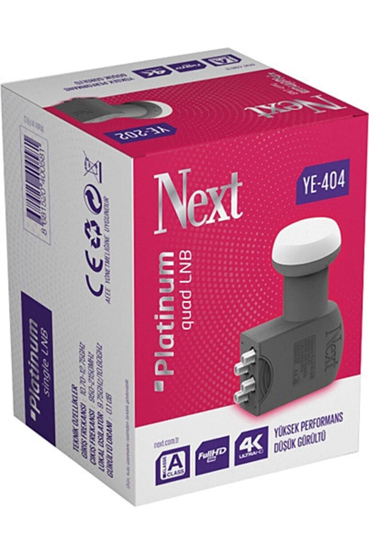 Next Nextstar Next Ye-404 Platinum Quad 4'lü LNB