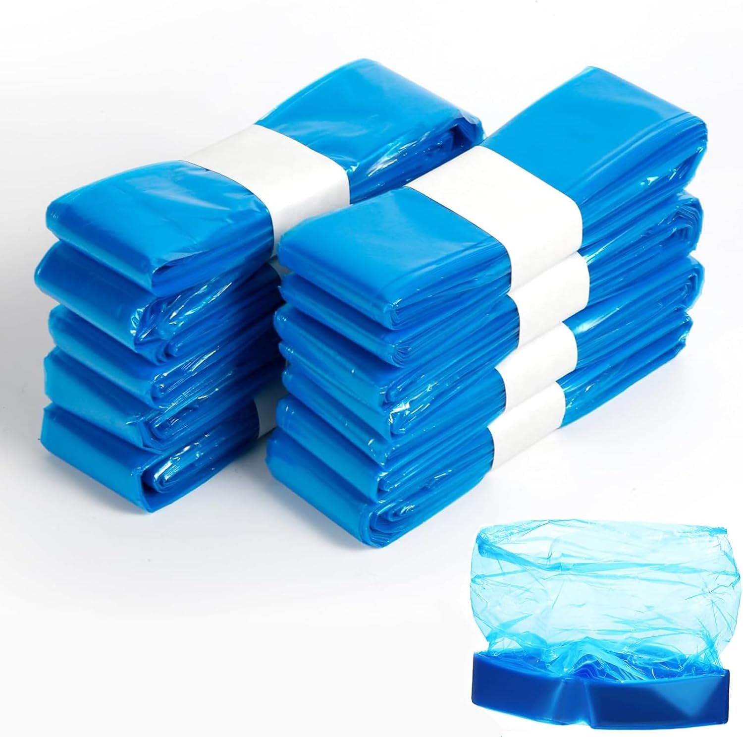 8Pcs Nappy Bin Refills, Diaper Pail Refill Bags, Nappy Disposal Bags