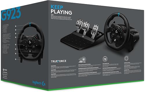 Logitech G G923 Volant de Course et Pédales pour Xbox & PC (Prise Anglaise) - 10