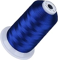 Vista 75 de Simthread 5500 yardas de hilo de bordar, 5000M de alto rendimiento 40 WT 100% hilo de poliéster – Más de 170 colores vívidos, clasificado de alta