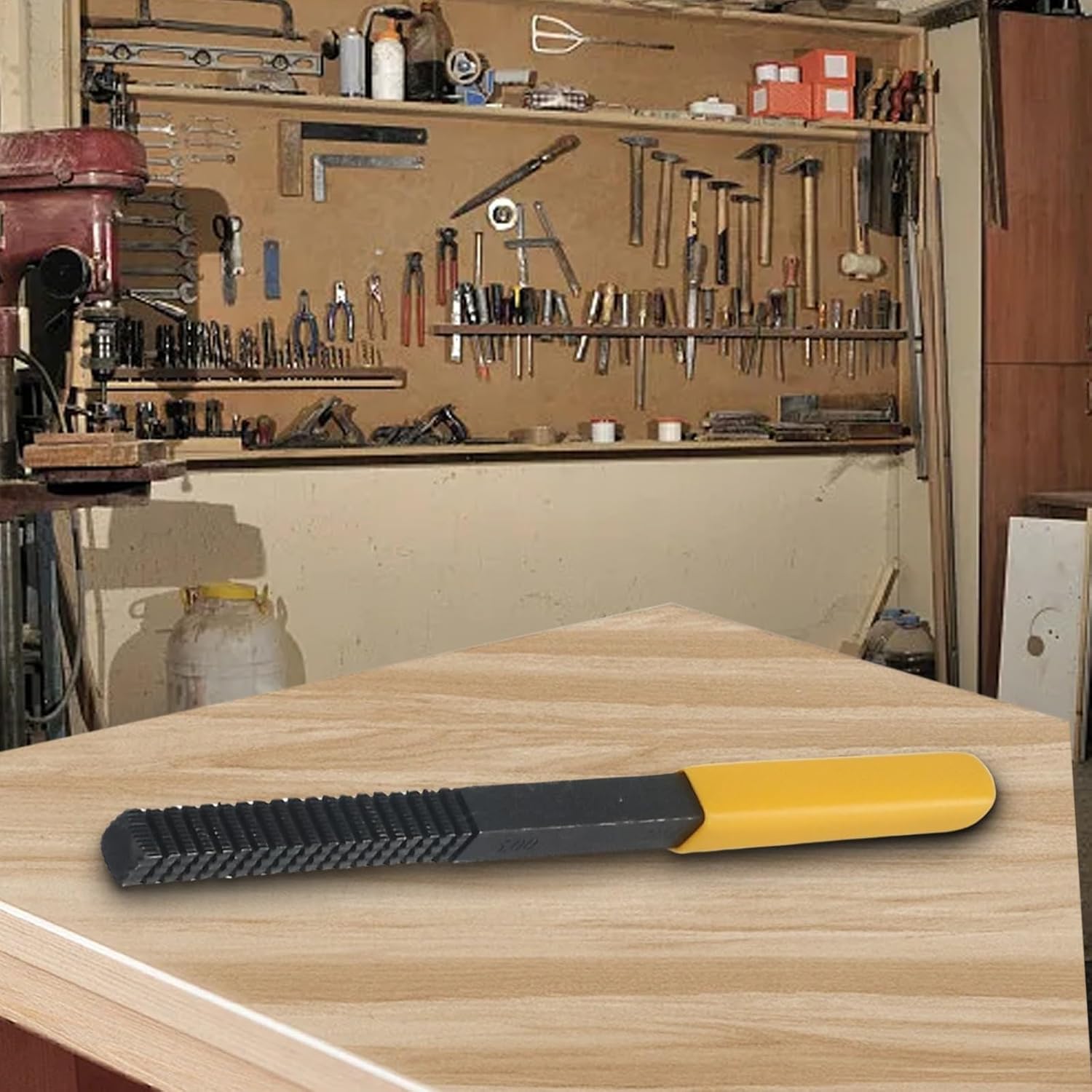 Metric Thread Repair File 0.75-3mm, 8-in-1 Carbon Steel Restoration Tool for Studs Bolts Screws Pipes, HRC48-50 Hardness Hand File for Machinery Auto Motorcycle Maintenance