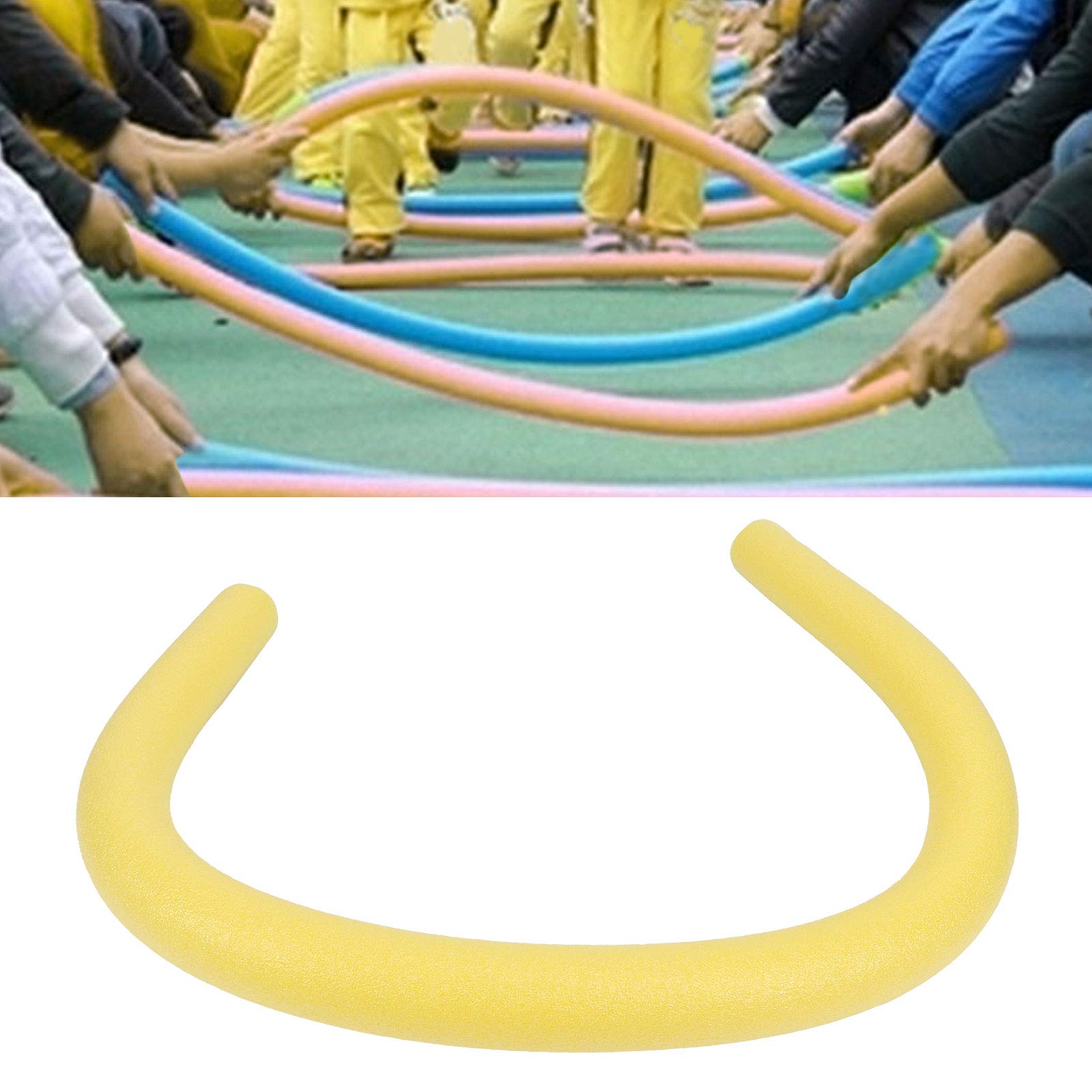 Makaron do Pływania z Pianki EPE Lekki Kij Pływający na Wodzie do Gier z Zawiązanymi Oczami i Zabawy w Pływaniu dla Dzieci 6,5x150 Cm