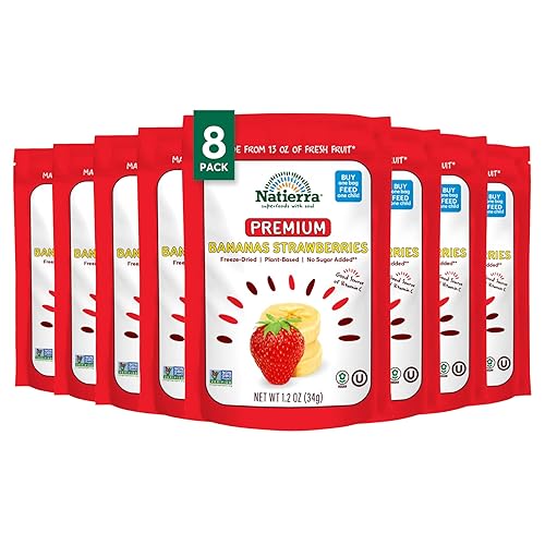 Frutas orgánicas liofilizadas de Natierra Nature