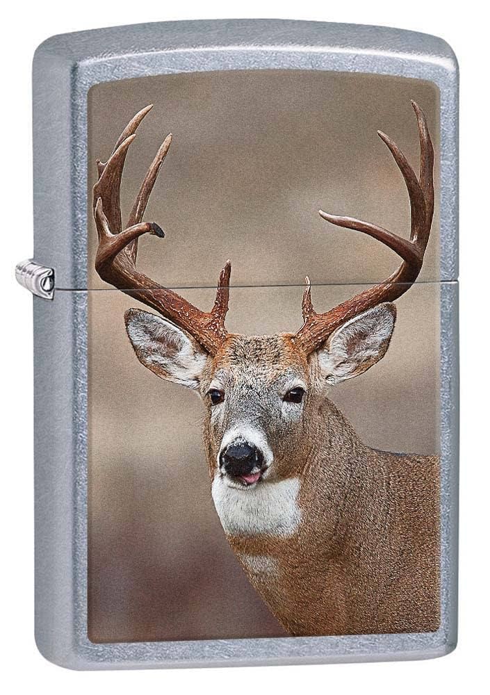 Amazon.com: Zippo Lighter: Deer, Buck - Street Chrome 81175