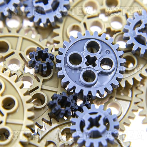 Miniatura 4 de 836PCS Technic-Parts Building-Block MOC Technical-Vehículos-Engranajes Paquete de lotes técnicos Juguetes a granel Accesorios Conjuntos de piezas,