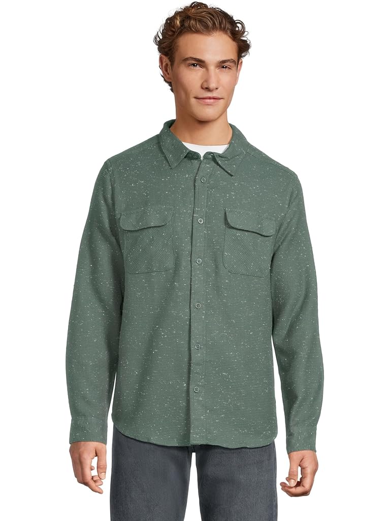 Gray RVCA Dayshift Flannel Long Sleeve