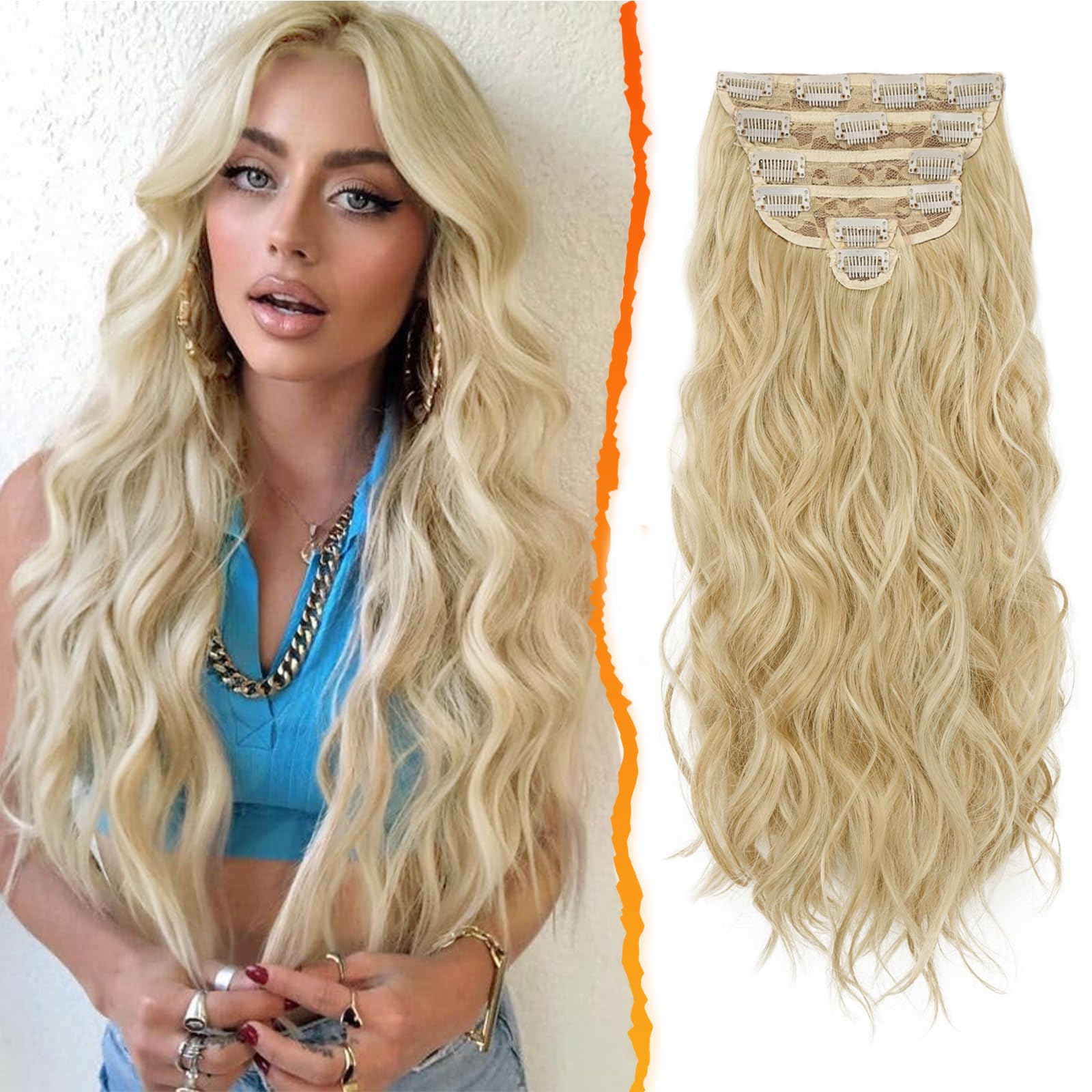 BARSDAR Clip in Hair Extensions