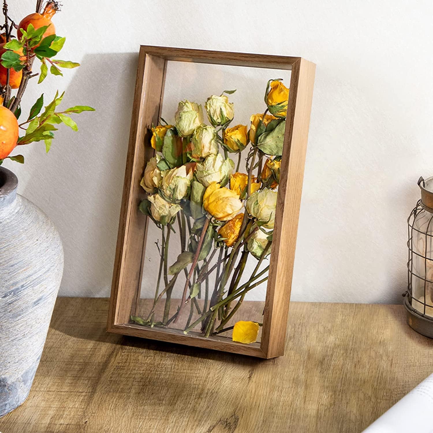 JOSON wooden dried flower picture frame dried flower