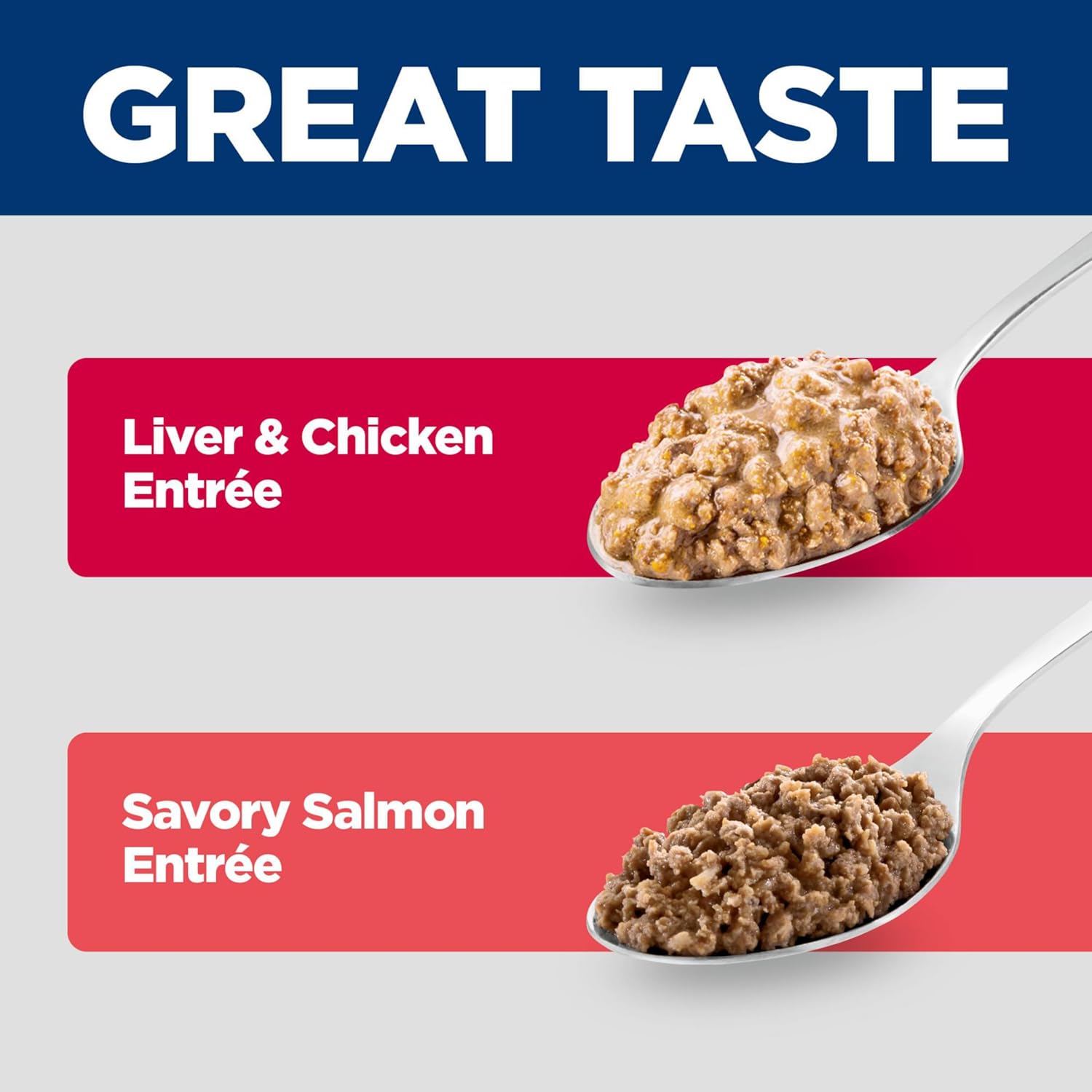 Hill's Science Diet Kitten Wet Cat Food Variety Pack, Liver & Chicken, Salmon Minced, 2.9 oz. Cans, 12-Pack