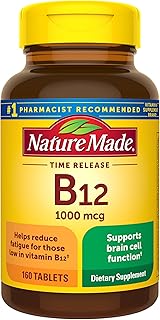 Comprimidos de vitamina B12 de liberación controlada (0.035 onzas), de Nature Made, 2731, 1, 1