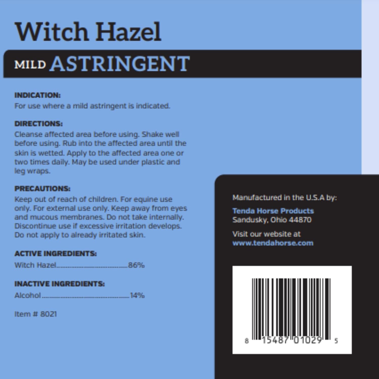 Tenda Witch Hazel 1gal