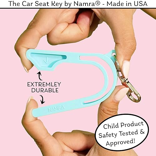 Miniatura 8 de NAMRA The Car Seat Key - Herramienta original de liberación de hebilla para el asiento del automóvil, fácil de desabrochar para uñas, padres,