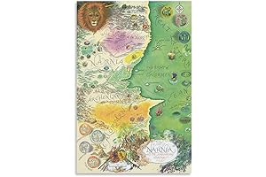 Narnia Map Wall Art: A Journey to the Fictional World