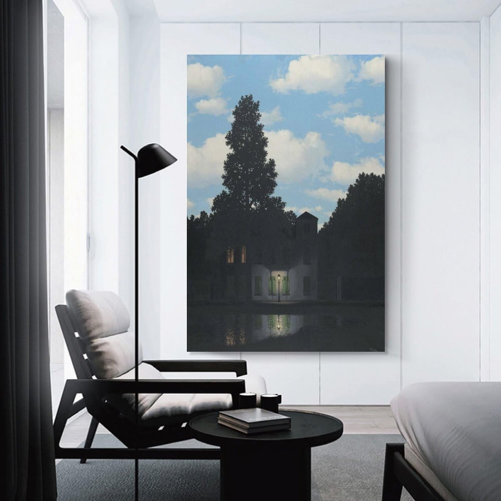 Amazon.co.jp: Rene Magritte ルネ・マグリットの有名な絵画「光の帝国