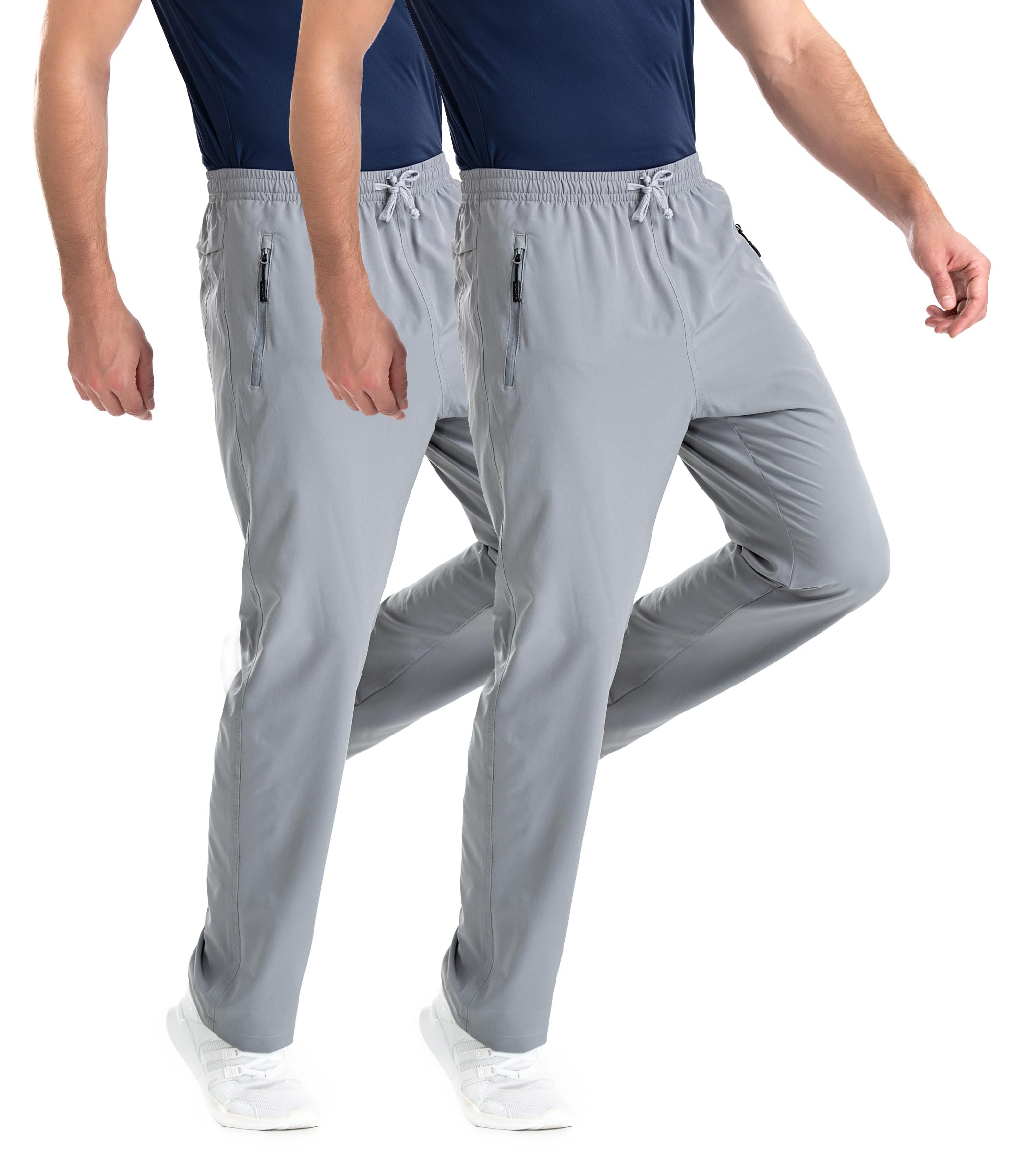 clothin Men's Lightweight Quick Dry Stretch Pants for Workout and Travel