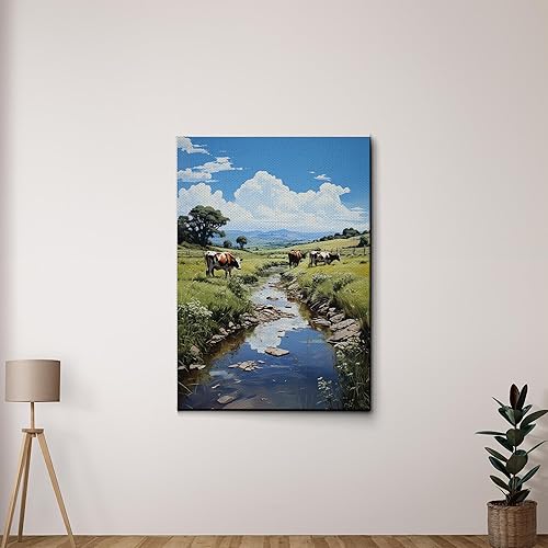 printable wall art, aesthetic room decor, fireplace mantel art, nursery wall decor