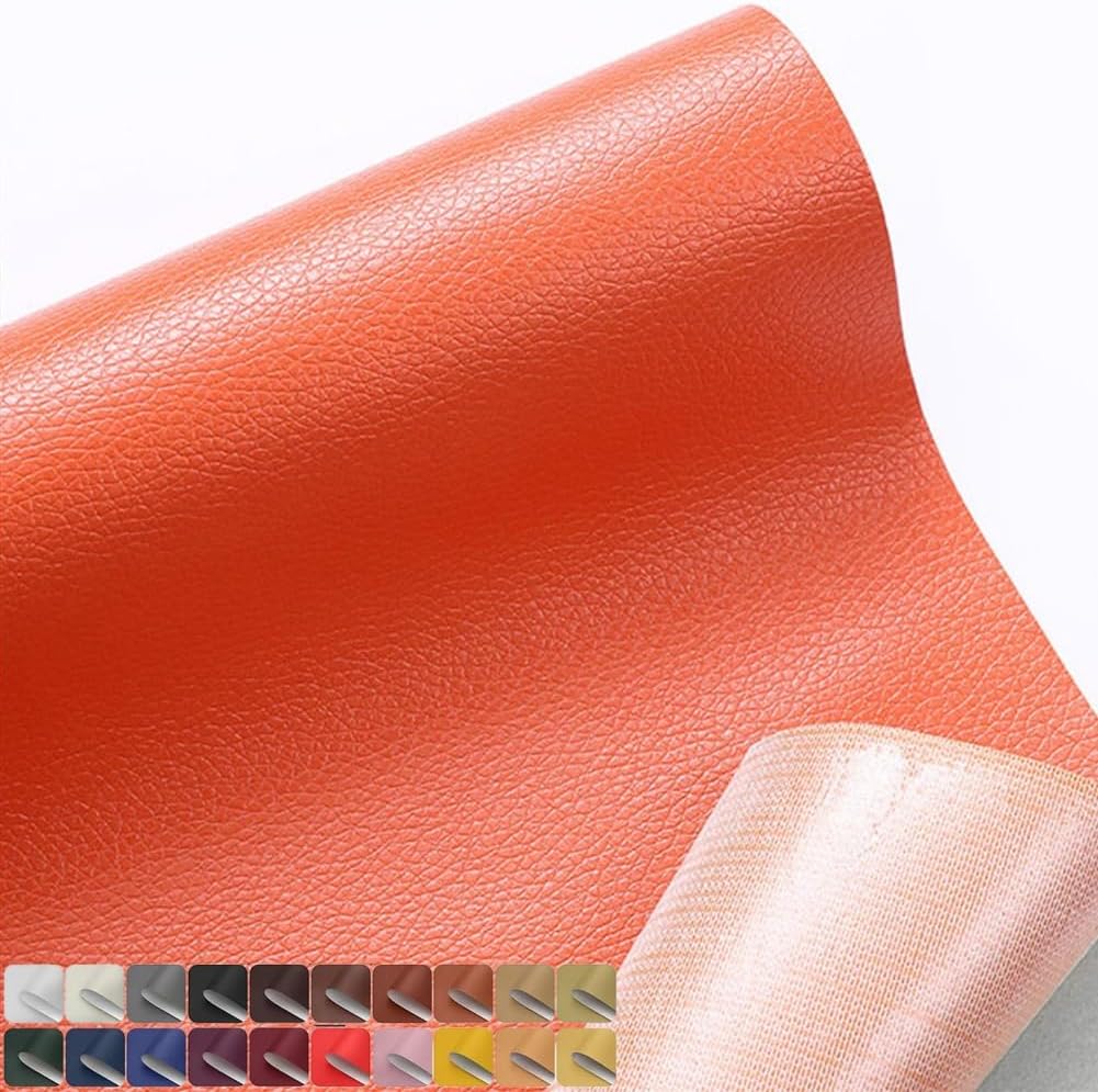 20 X 197 Inches Leather Repair Kit for Furniture, Waterproof Leather Tape Patch Couch Covers Car Seat Repair Self Adhesive Leather Repair Kit (Dark Brown)