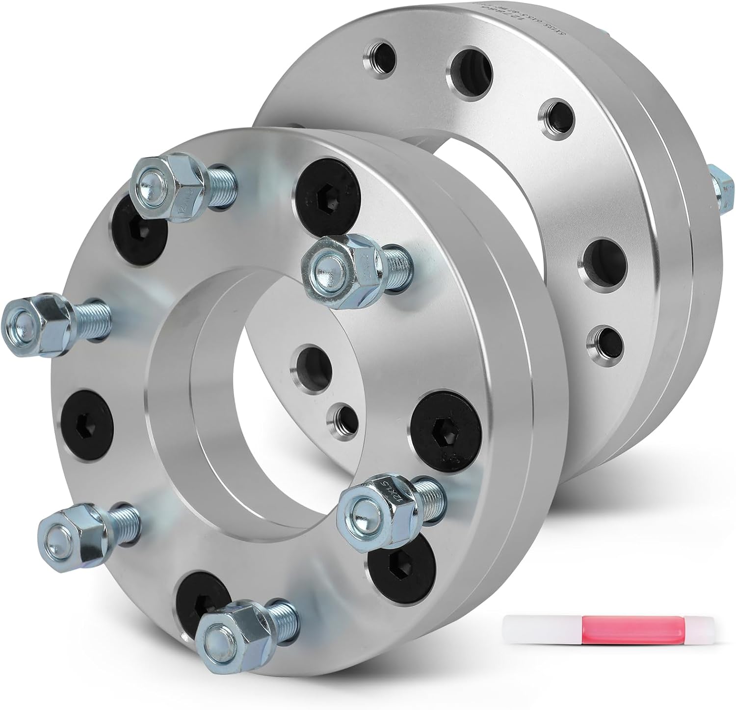 SCITOO 2Pcs 5x135 to 6x5.5 Wheel Adapters 2 inch Bore 87.1mm Studs 12x1.5 5 Lug Wheel Spacers No Hubcentric Fit for Lincoln Blackwood 2002-2003,for Ford for F-150 1997-2003