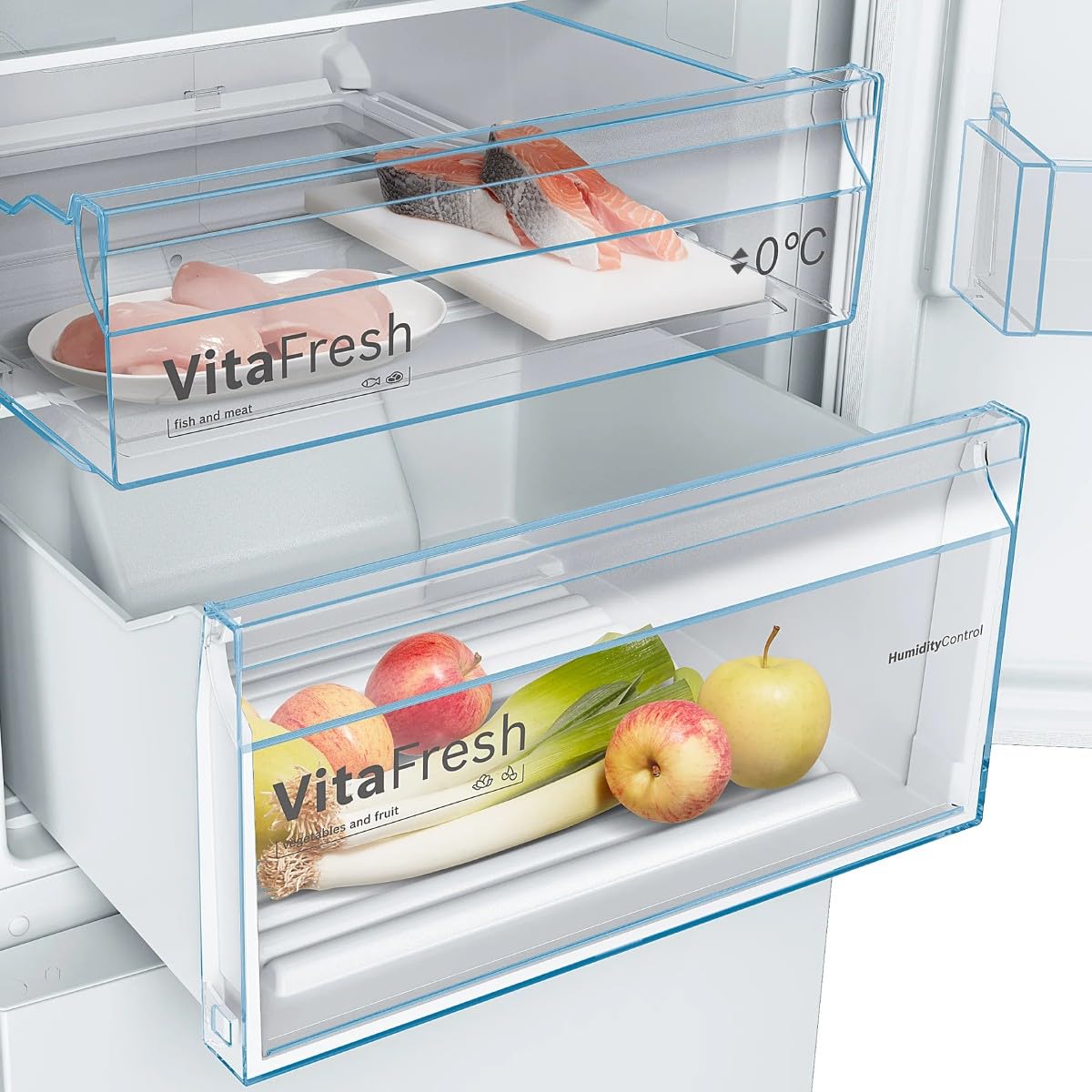 Bosch KGN36VWDB Frigorifero Combinato Libero Installazione Serie 4 Total NoFrost VitaFresh Bianco