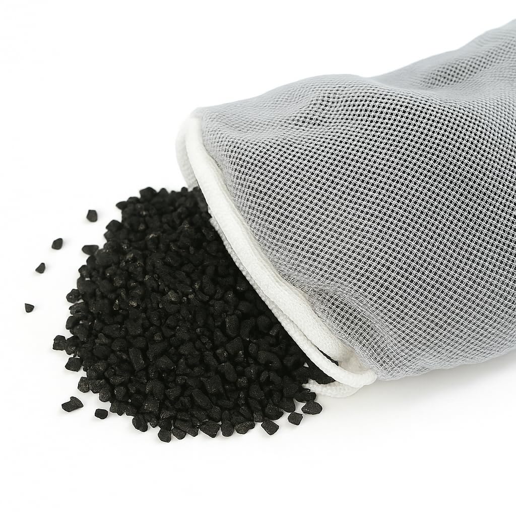 Activated Carbon for Aquarium, Water Filter, Air Purification, (1800 gm), Free Net Bag