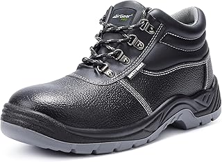AirGearPro Calzado de Seguridad S3 SRC para Hombre y Mujer – Punta de Acero, Suela Anti perforación, Antideslizantes, Transpirables, Botas de Trabajo para construcción, Industria y oficios