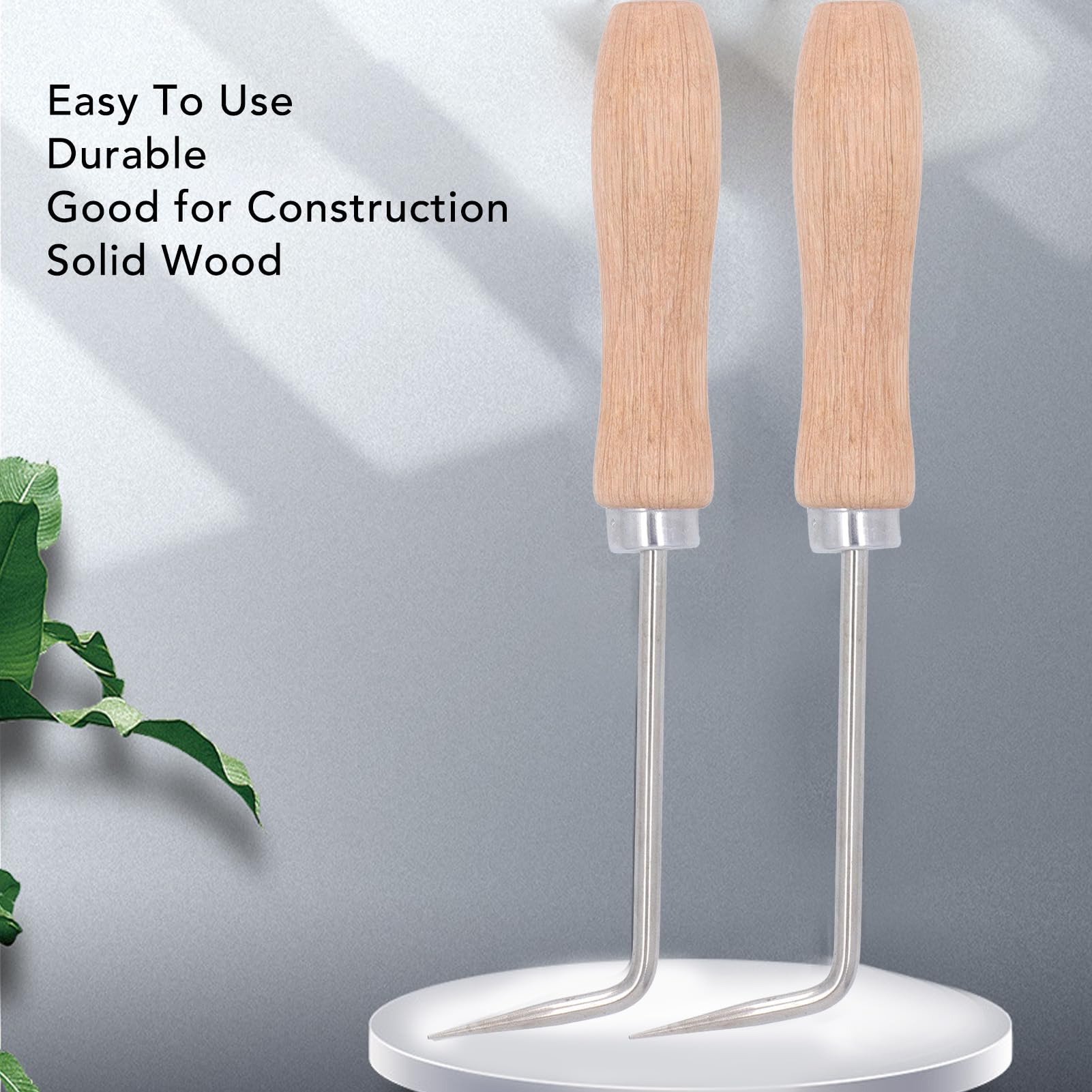 Weld Seam Crochet, 6mm Diameter Wood Handle Hot Air Welding Crochet with Beechwood Handle - Image 2
