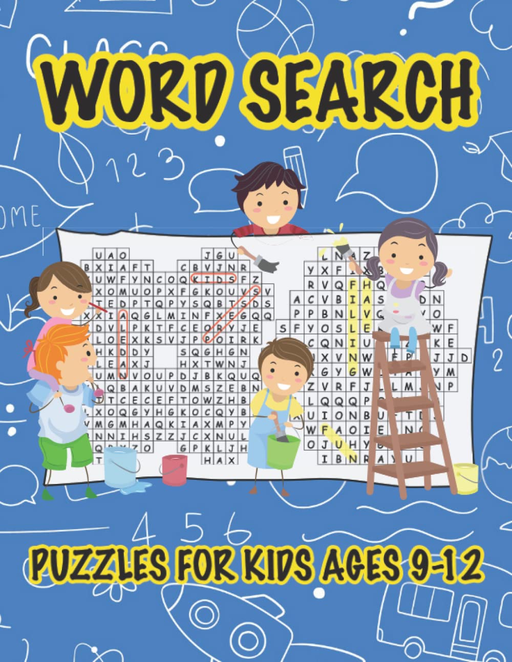 Word Search Puzzles for Kids Ages 9 - 12: Activity Book with 100 Word Searches With Fun Different Shapes