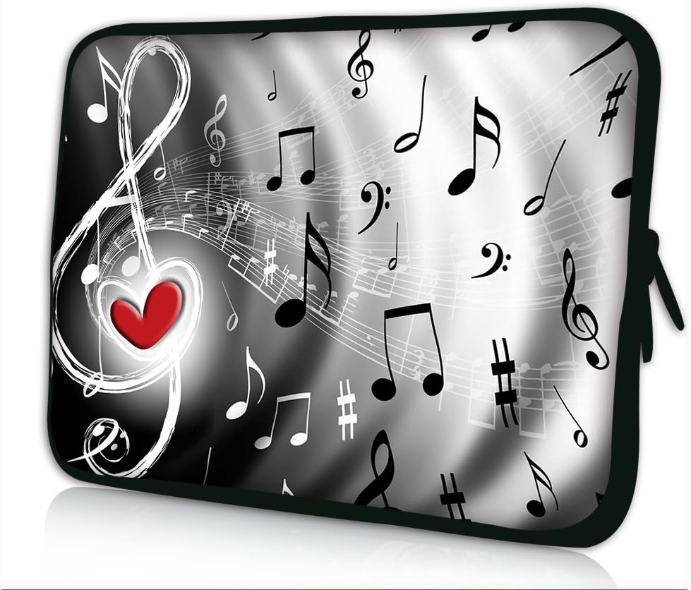 Music Note 11.6" 12" 12.1 inch Tablet Laptop Netbook Sleeve Bag Case Pouch Cover Protector For 11.6" 11.6" Acer Aspire One,Apple