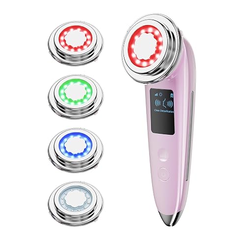 Face Massager Electric Face Lifting 4 in 1 Facial Massager Pink2