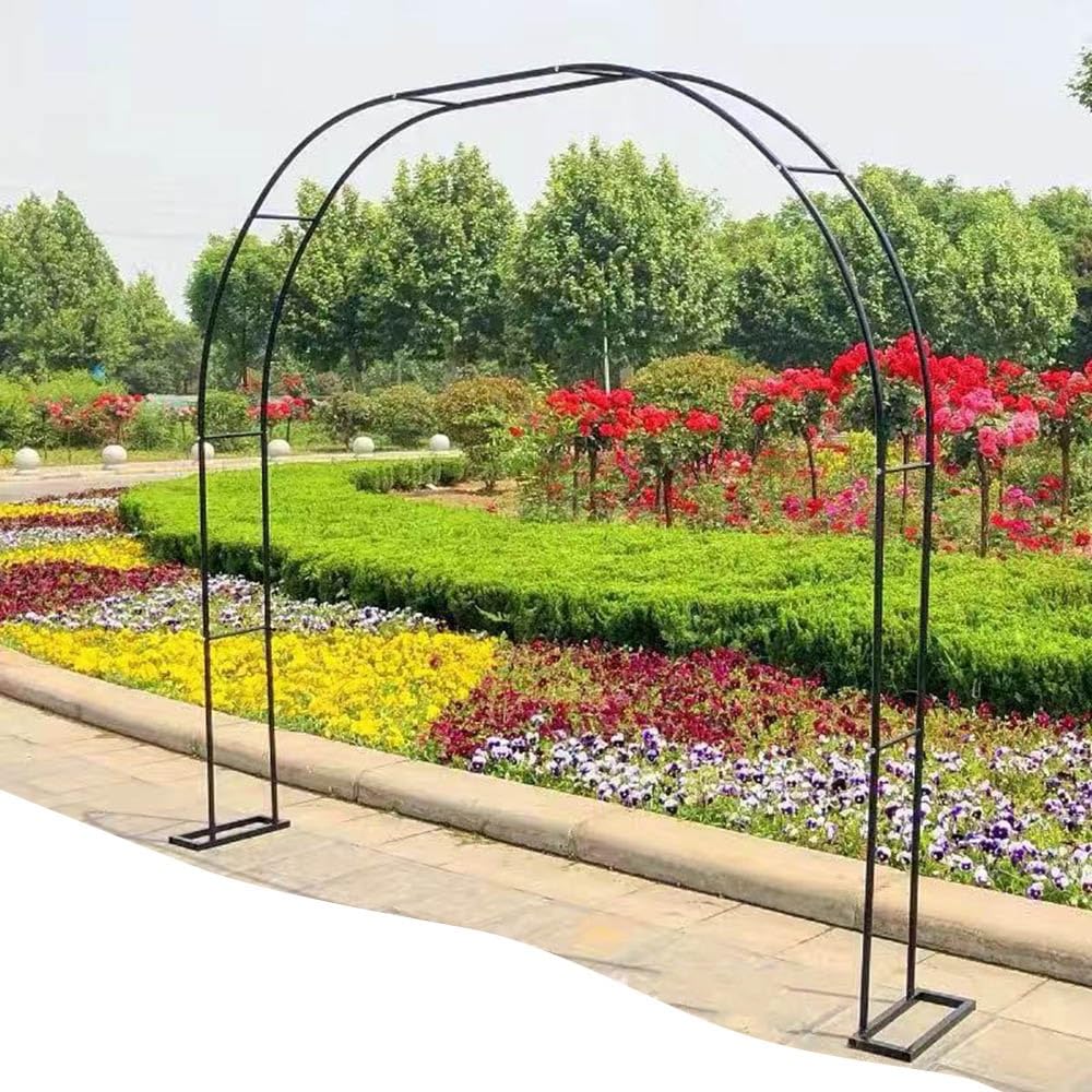 Arche de plante cadre d'escalade extérieur avec socle stable