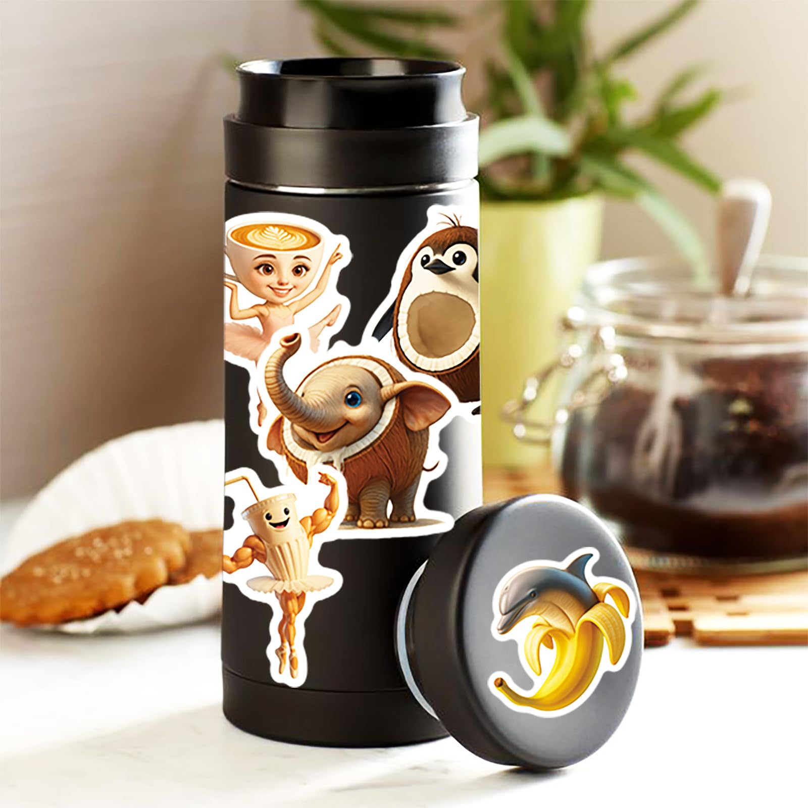 Tung Tung Tung Sahur Sticker-Set 120 Pièces inclus Tralalero Tralala et
