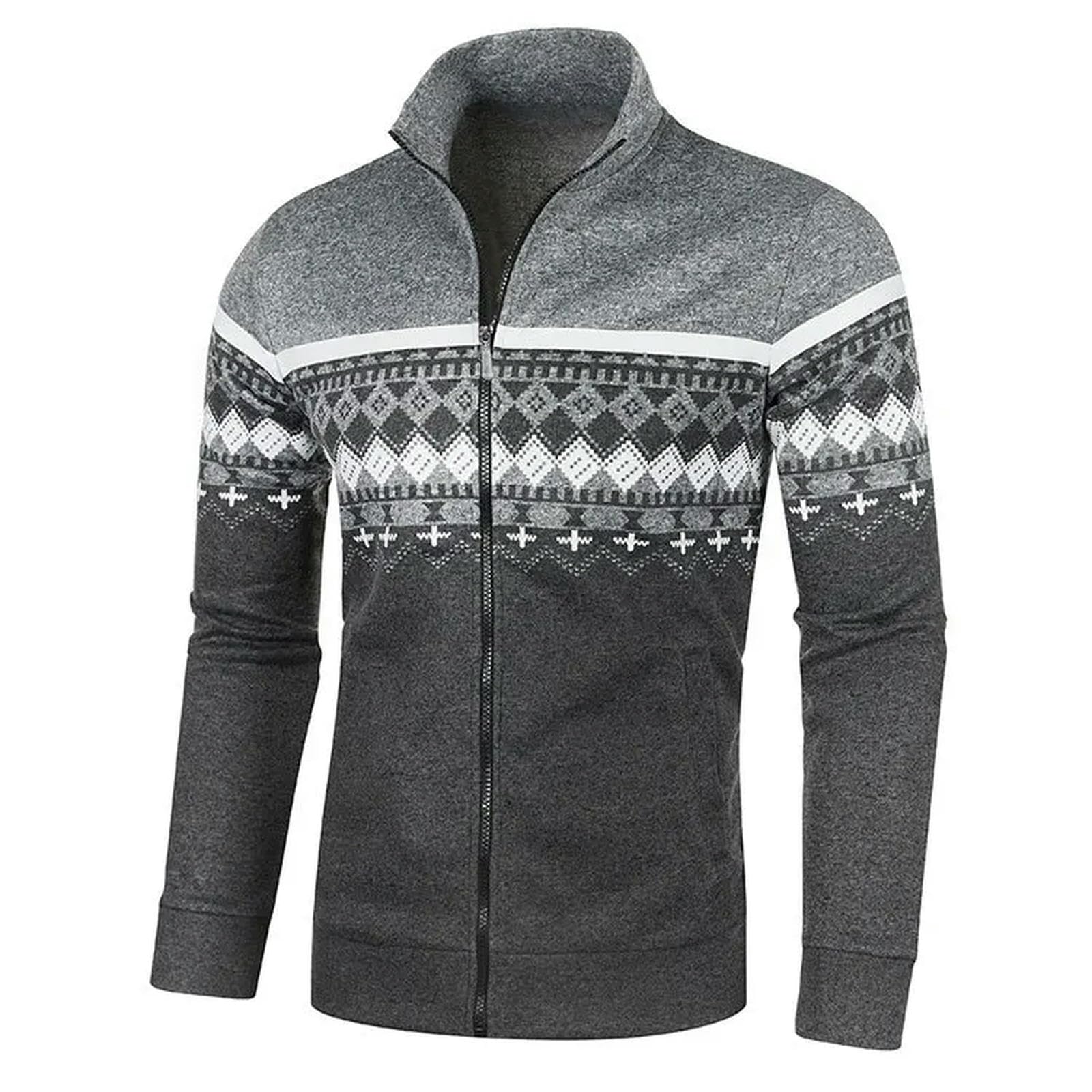 Sweter Mężczyzna Mężczyzna Chasti Domu Chuad Cappule Hot Ver Collover Sweter Sweter Retro Retro Retro
