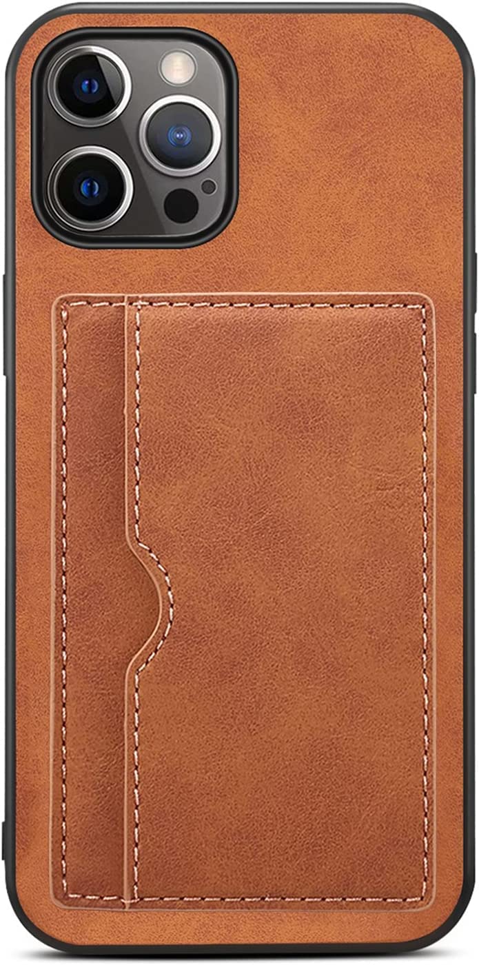 Étui iPhone 14 Pro Max porte-carte marron pour simplifier vos déplacements - 8