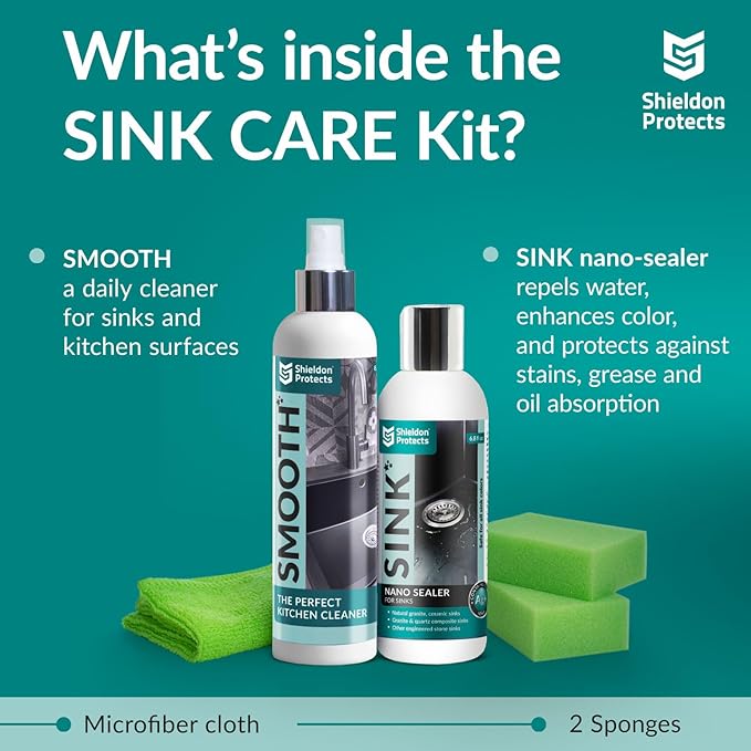 Shieldon Kit de Cuidado para Lavabo - Limpiador miniatura 6
