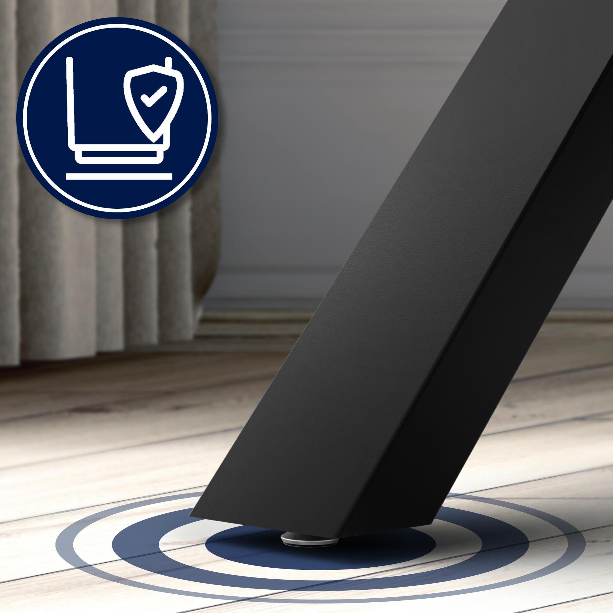 CLP Gambe del tavolo in metallo nero Finney, guide per tavoli da pranzo fai da te, in acciaio verniciato a polvere, altezza 72 cm Colore:nero;Dimensione:120x70x72 cm
