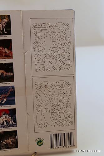 Miniatura 4 de Dinosaurio, kit modelo Plesiosaurus, madera, balsa NIB