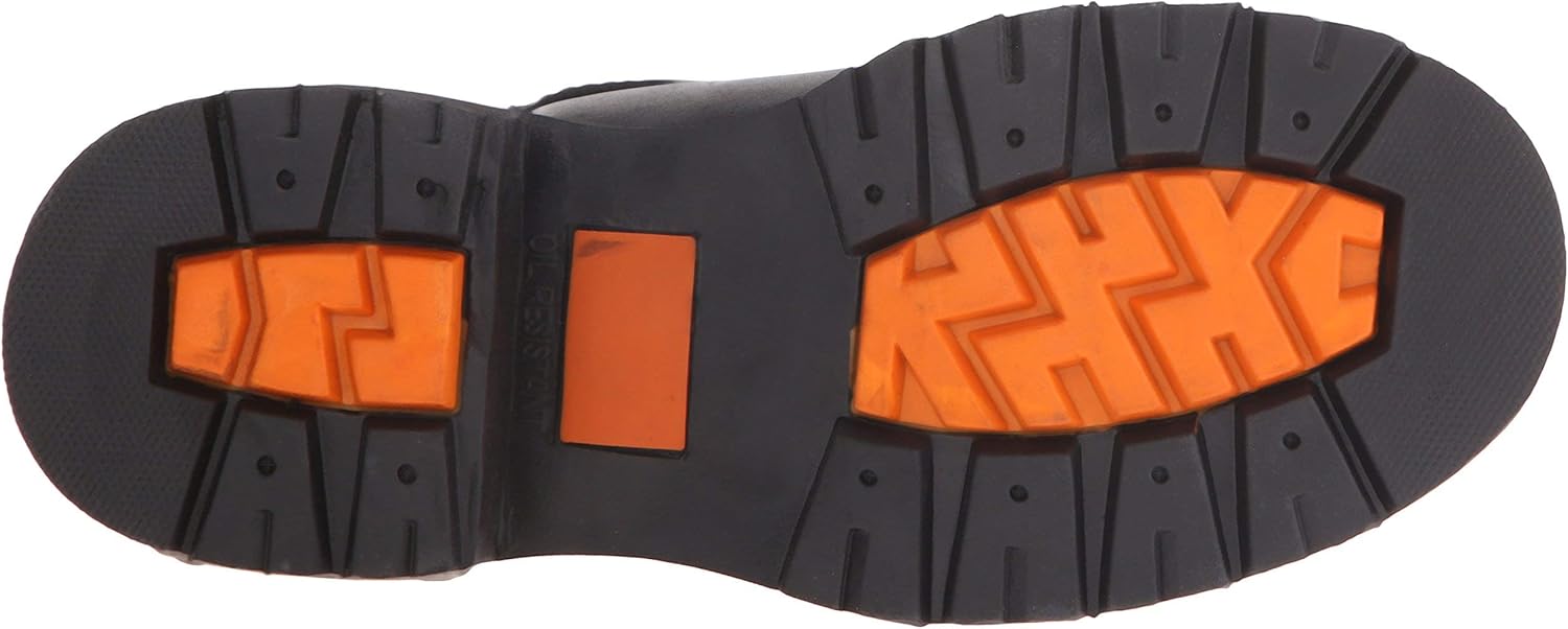 AdTec Women's 6" Lace Zipper Boot Black Work Boot